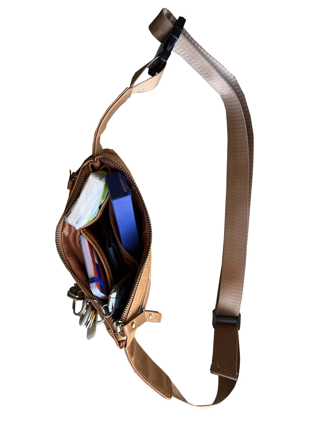 Fanny pack Leather sling bag