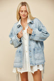 Side Tie Denim Jacket