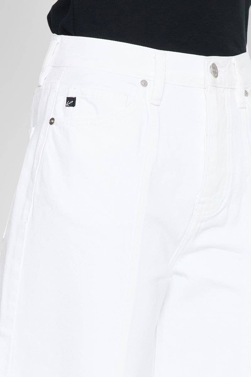 90’s Ultra High Rise Wide Leg Jeans – White