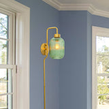 32"H Davia Retro Wall Sconce Pink, White, Smoke, or Green