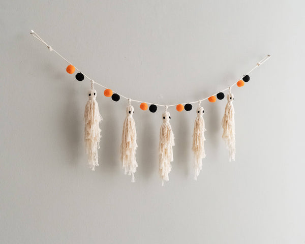 Halloween Ghost Garland Long