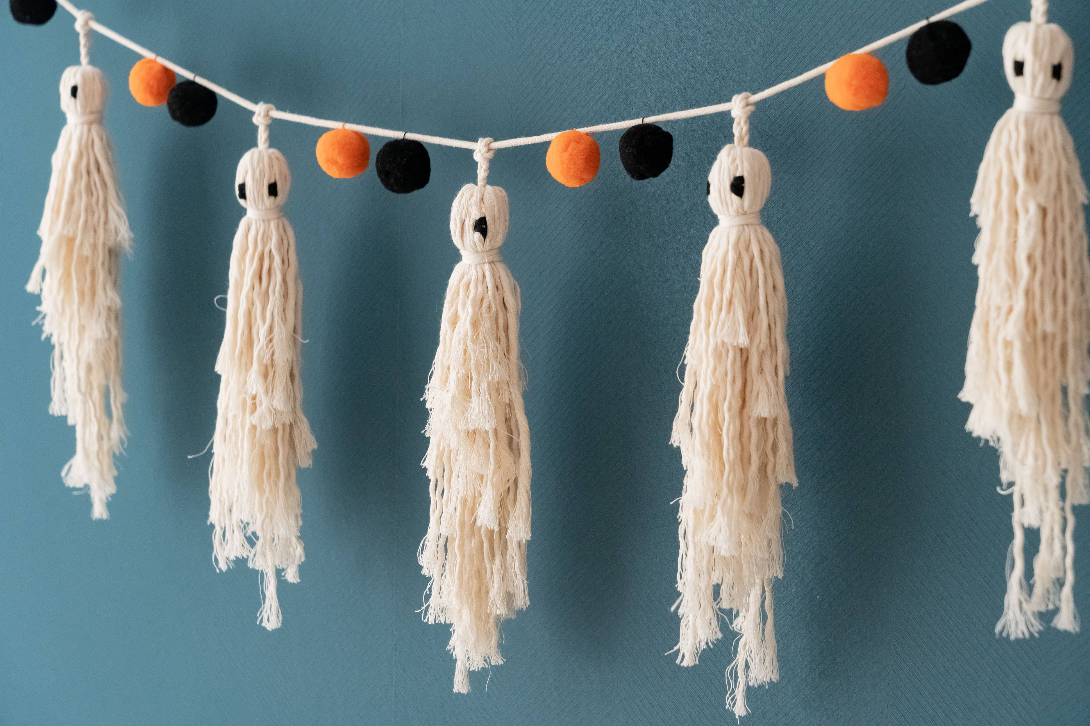 Halloween Ghost Garland Long