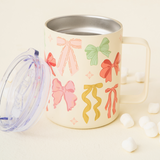 14 oz Insulated Mug-Bow Affair