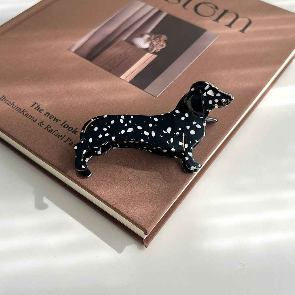 Dachshund Dog Hair Claw Clip