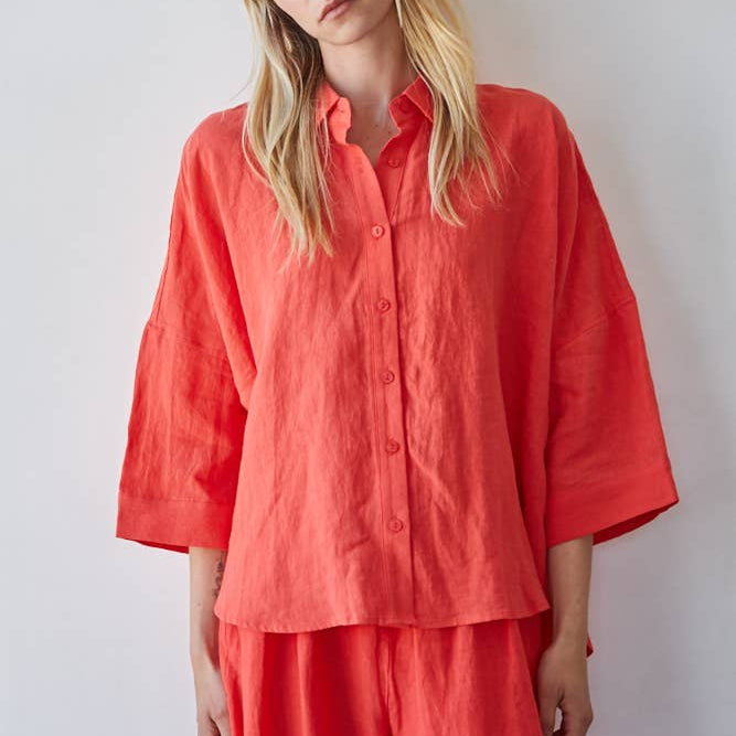 Linen Button Down Shirt