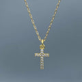 CZ Cross Necklace