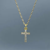 CZ Cross Necklace