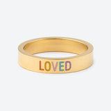 Gold Loved Ring
