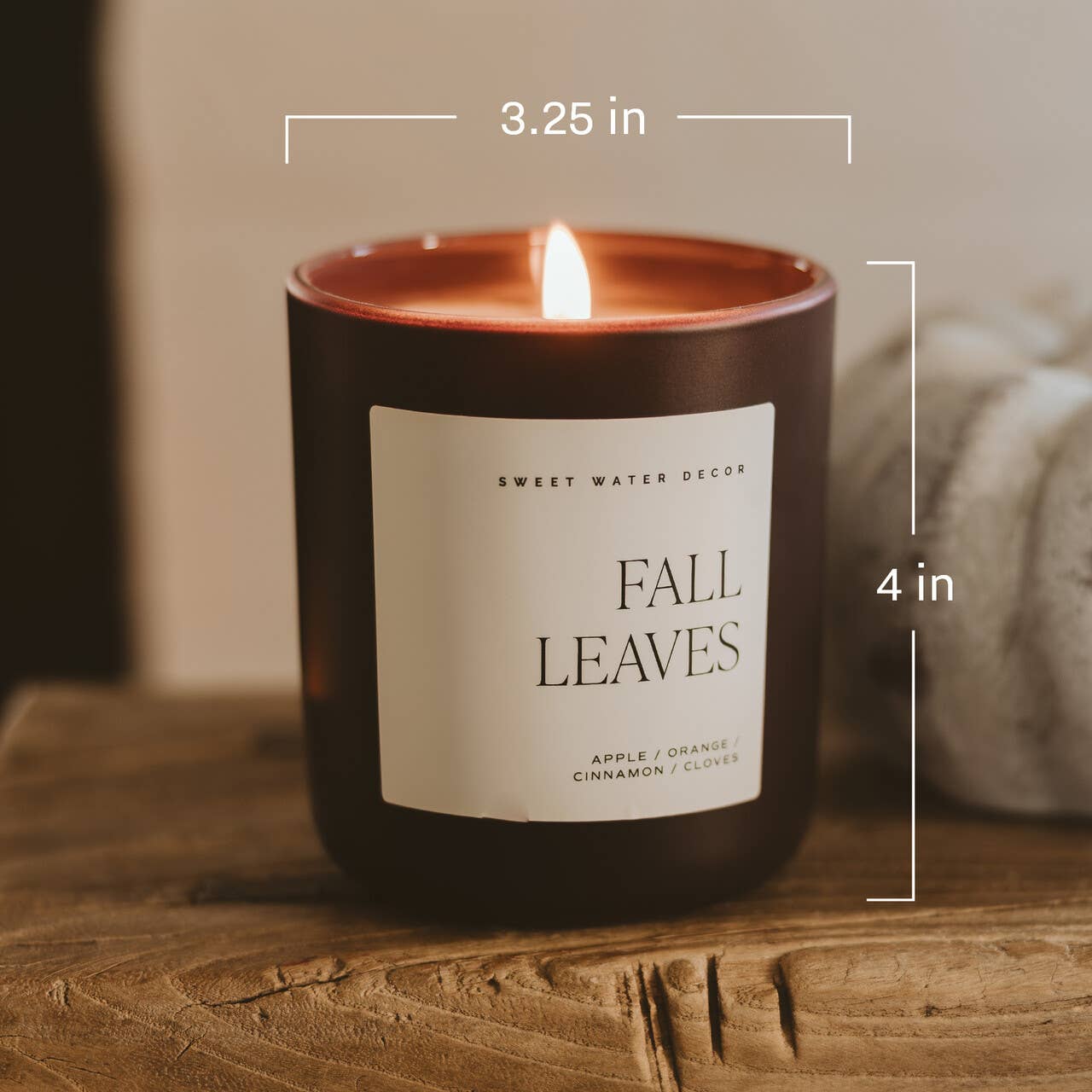 *NEW* Fall Leaves 15 oz Candle, Matte Jar - Fall Decor