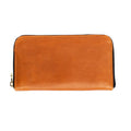 Accordion Leather Zip Wallet