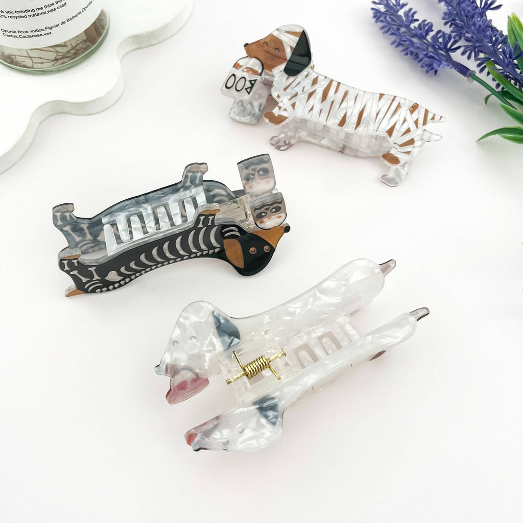 Halloween Dachshund Claw Clip