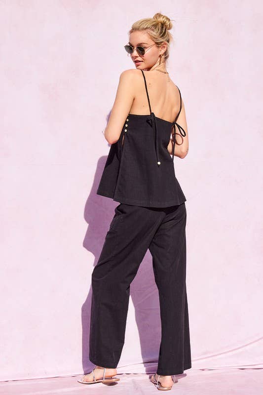 Black Linen Pants
