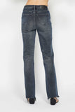 HW Button Fly Hem Destroy Straight