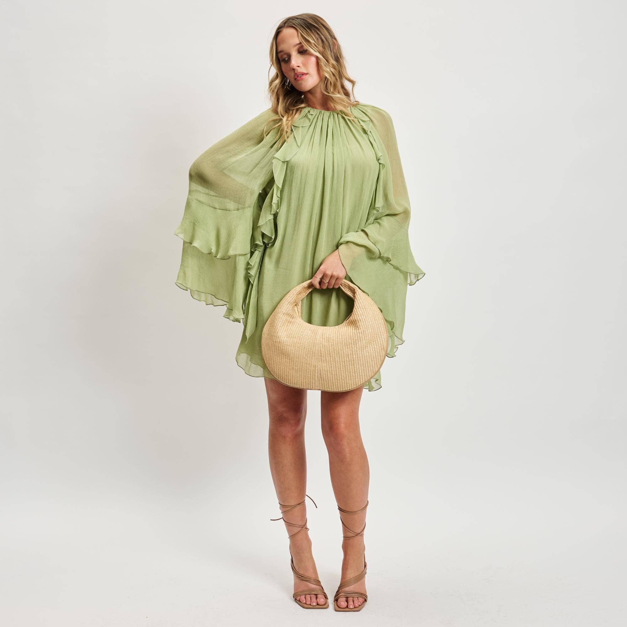 Farrah Straw Hobo