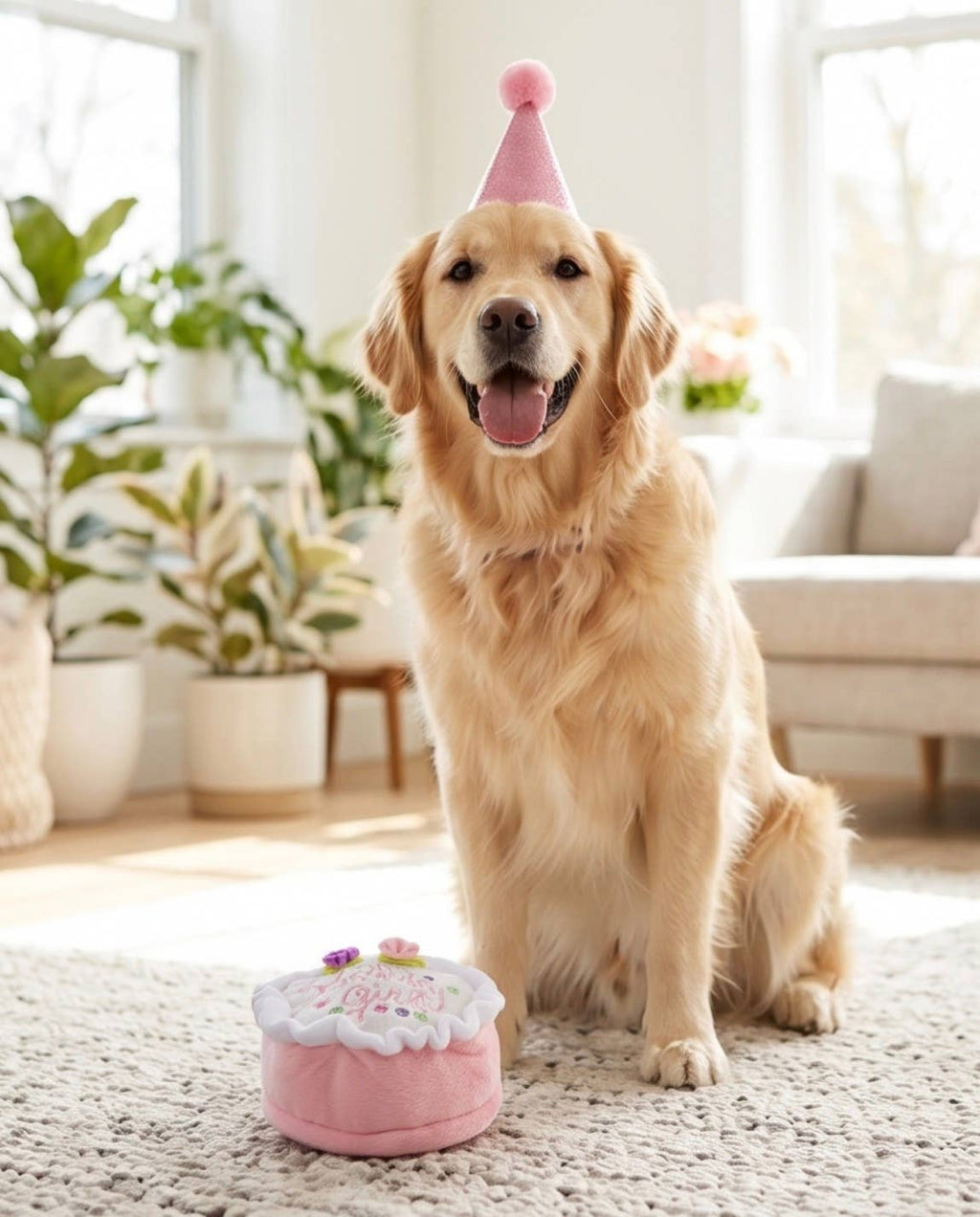 Birthday Girl Toy Squeaker Dog Toy