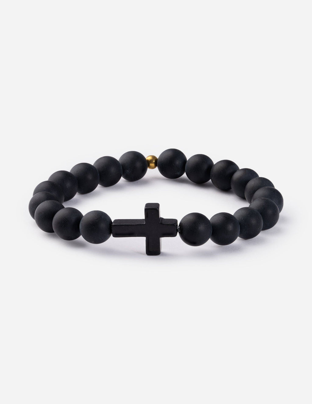 Classic Black Cross Bracelet