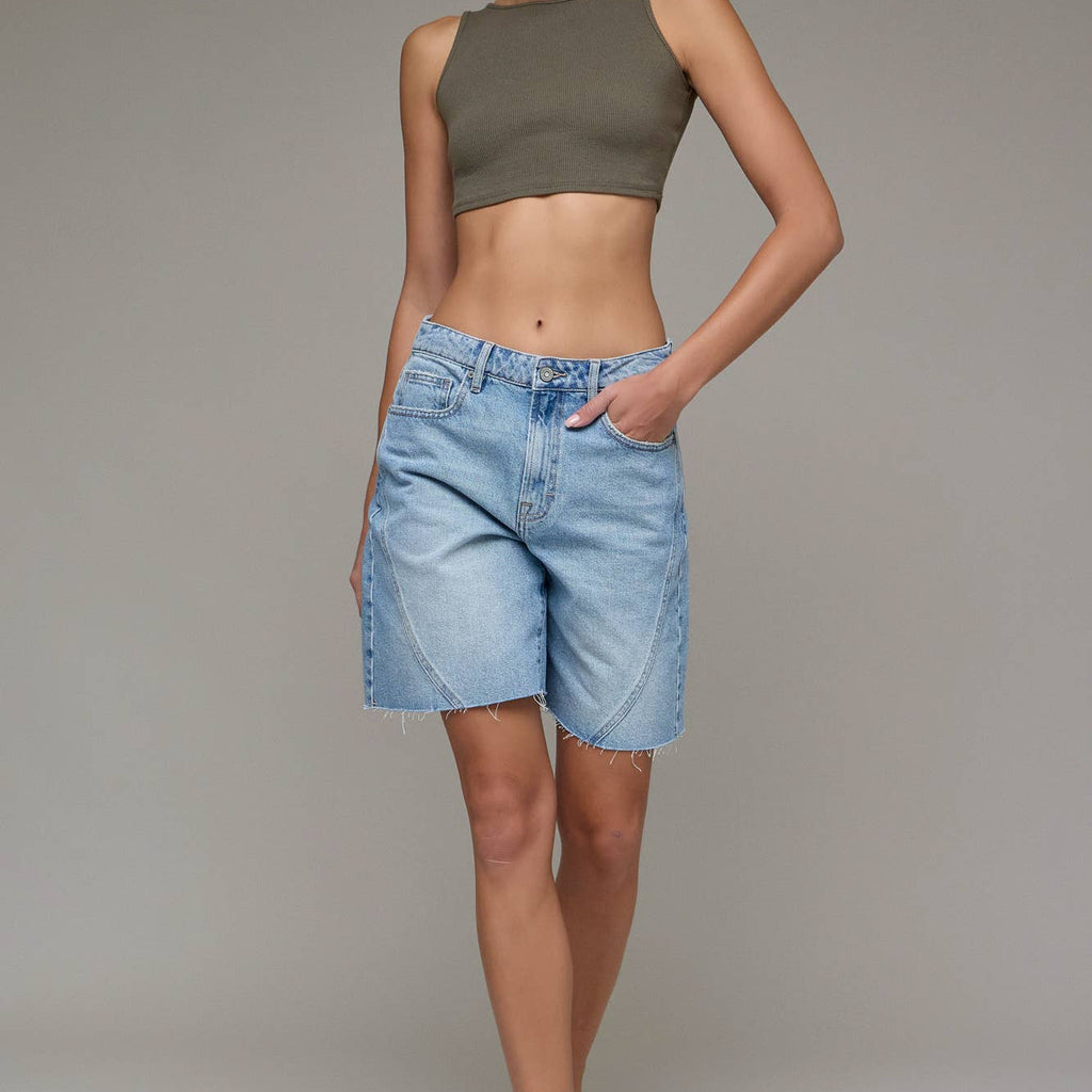 Alyx Medium Wash 8" Inseam Baggy Shorts
