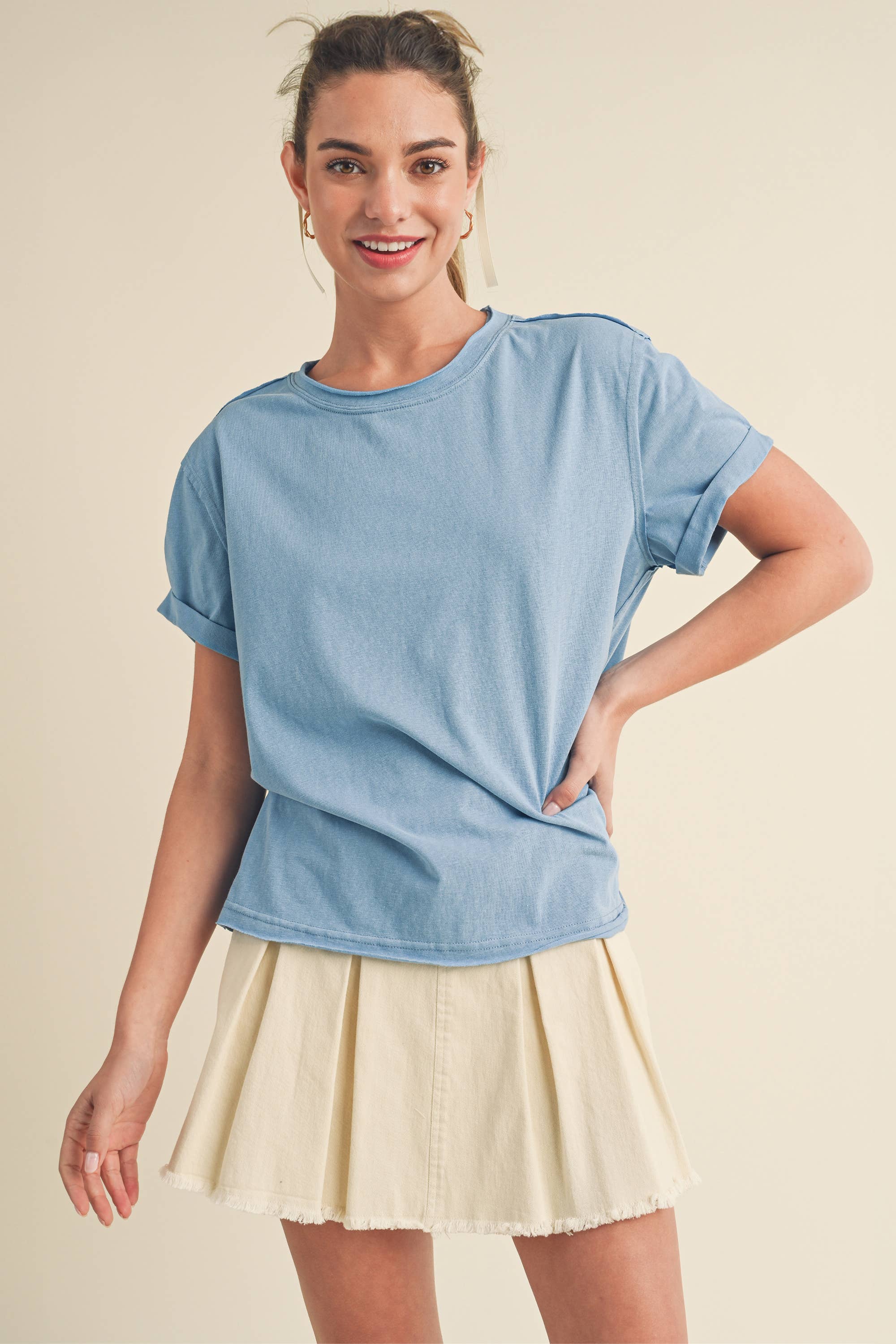 Mali Baby Tee Short Sleeve Top