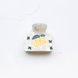 Lemon Tree in Bloom Hair Claw Clip