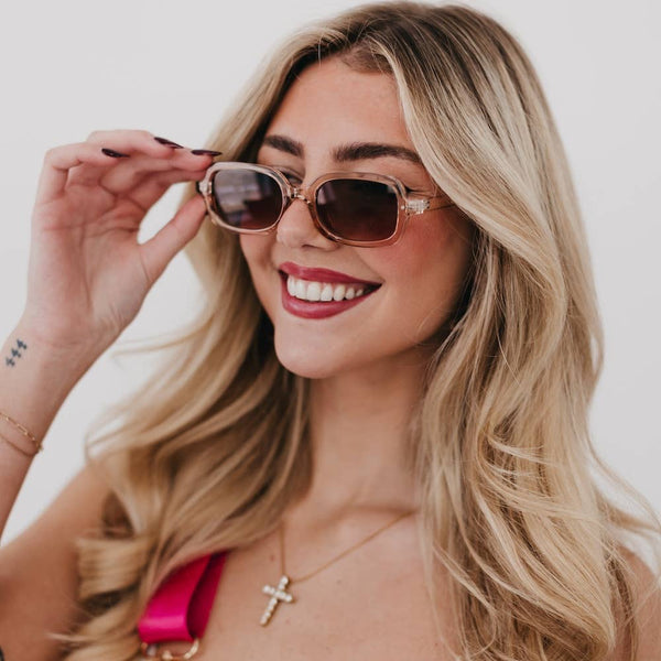 Sheila Retro Oval Sunglasses Wholesale