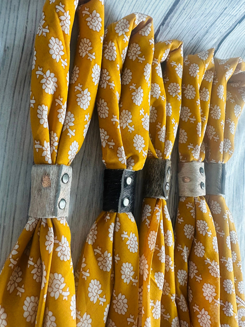 Yellow Floral Bandanas