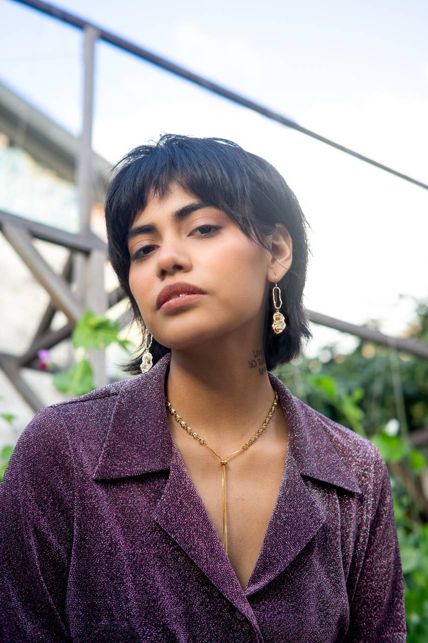 Cassidy Bolo 18K Gold Plated Necklace