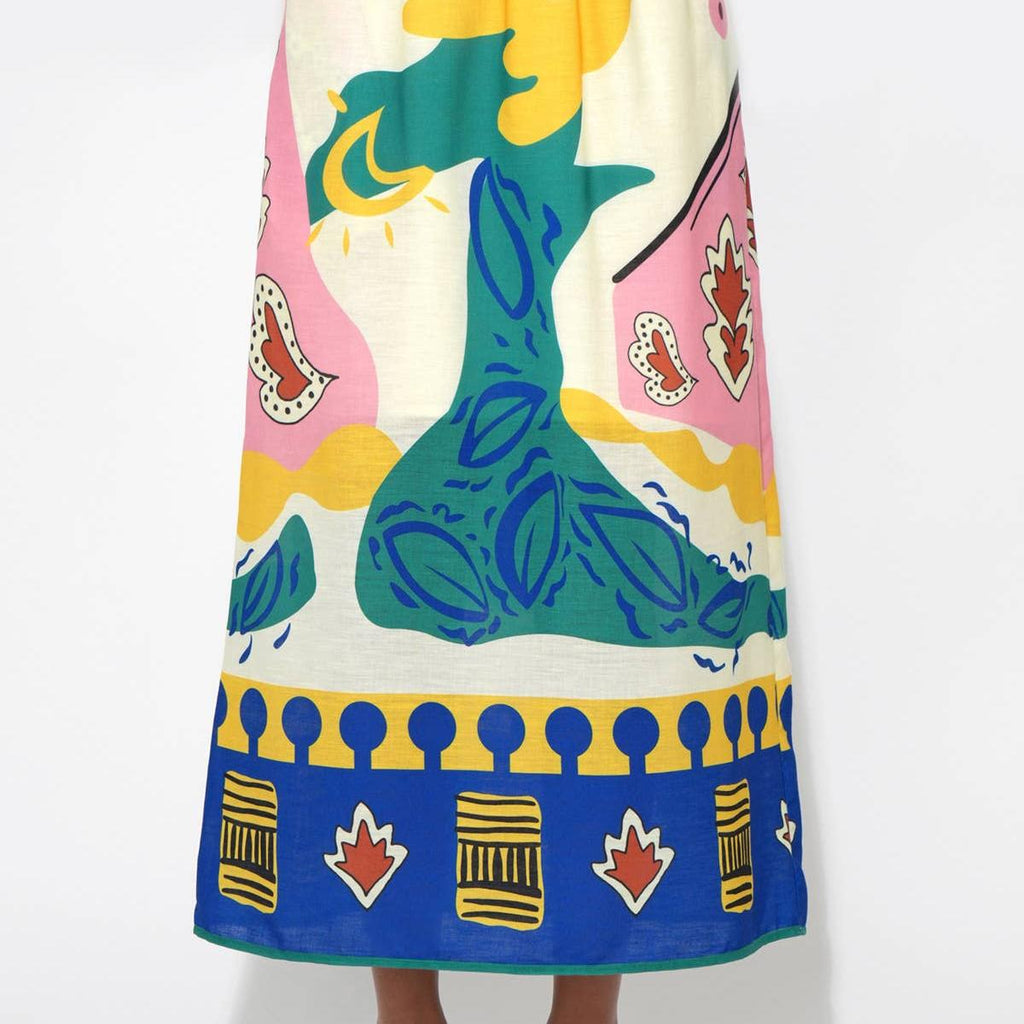 Cleo Pull On Printed Skirt