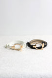 A2503SBT91678 - Minimalist Gold Buckle Faux Leather Belt