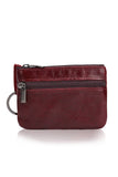 Retro PU Leather Zipper Card Bag ZZKF249