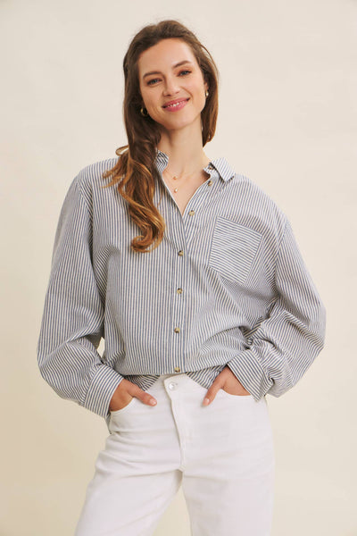Staple Pinstripe Button Down