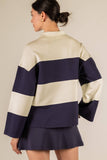 P. CILL Butter Modal 2 Tone Wide Sleeve Top