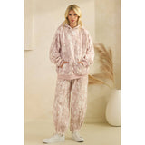 Printed Fleece Hoodie