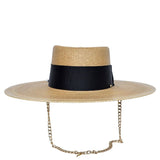 Reiko Straw Telescope Crown Hat- Limited Edition