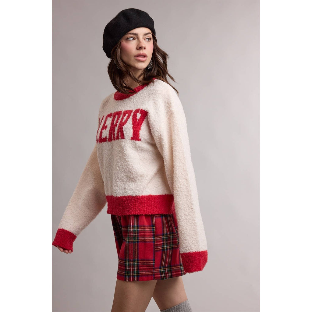 Merry Fuzzy Sweater