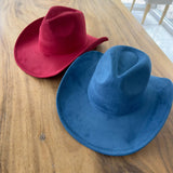 Best seller !!  Fashion Vegan suede  cowboy hat