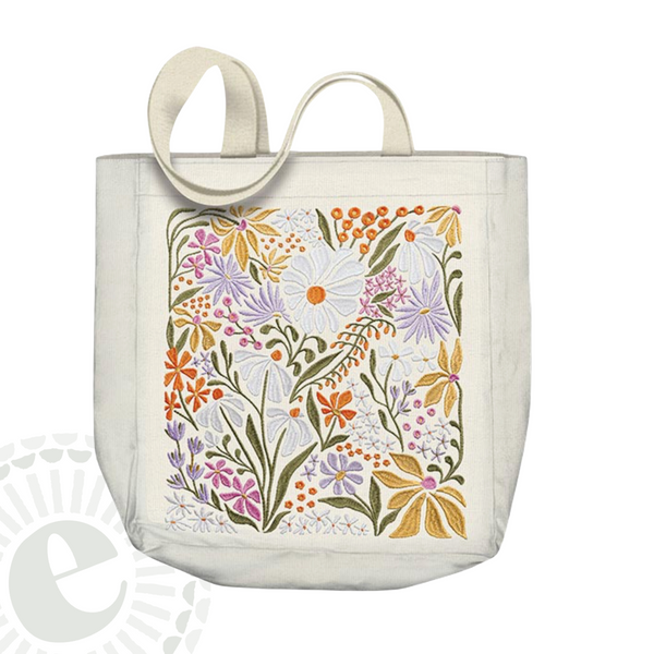 Tote Bag Flower Market Wildflowers