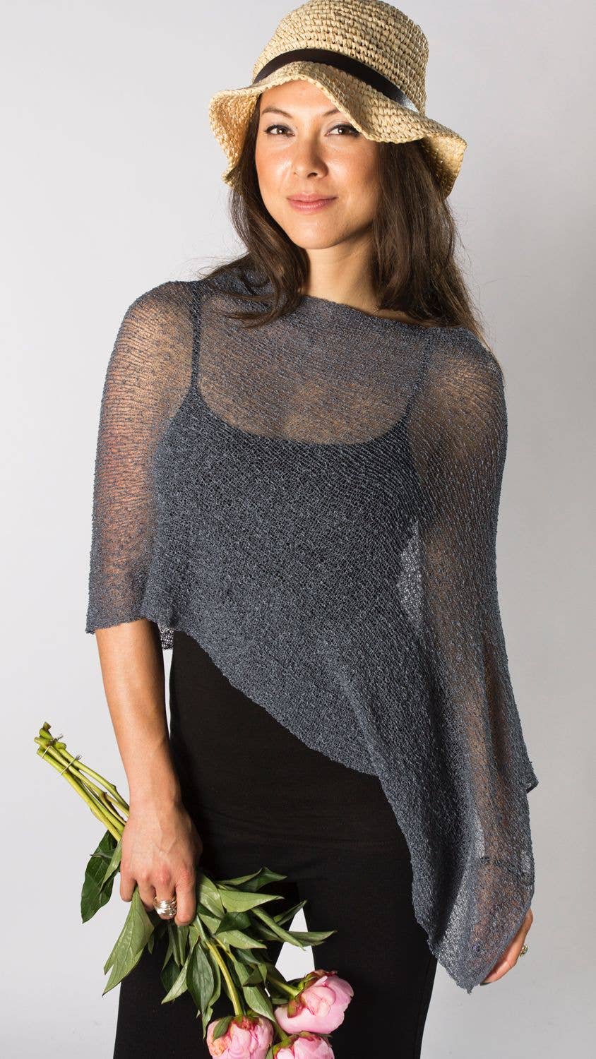 Aria Knit Poncho Wrap
