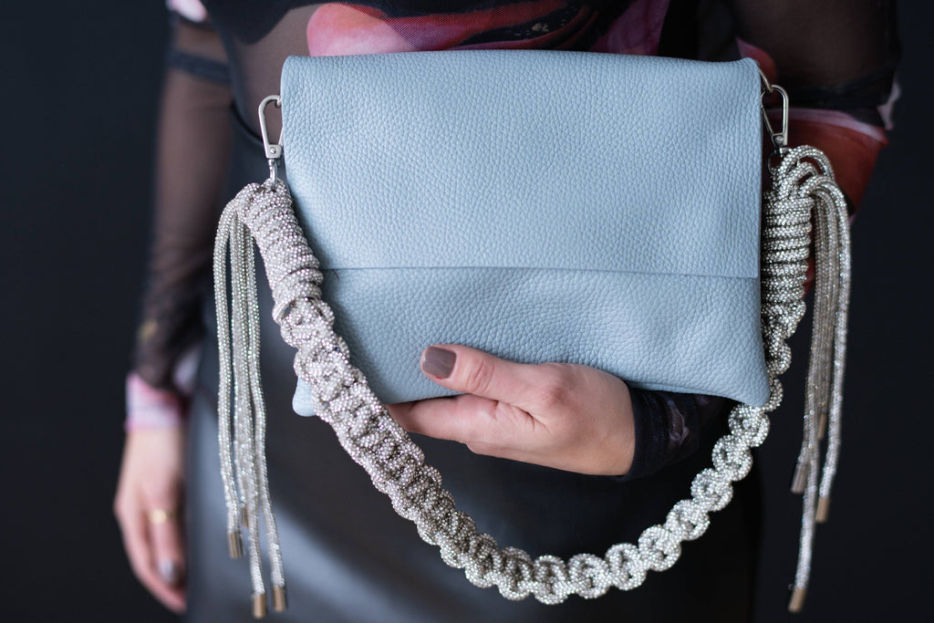 Trio Italian Leather Crossbody, Shoulder & Clutch Bag