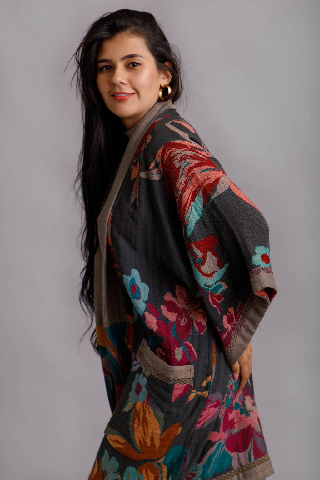 Twyla Floral Kimono Jacket
