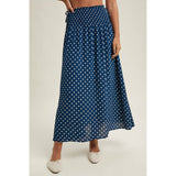 POLKA DOT MIDI SKIRT
