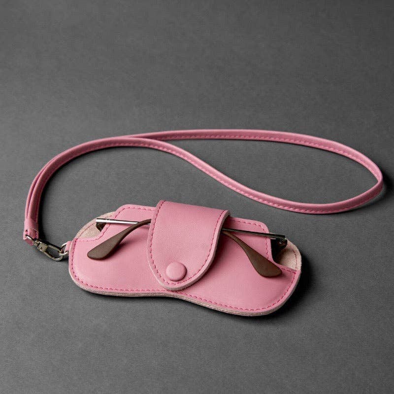 Classic Leather Neck Hanging Glasses Case DP25B934