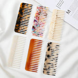 Acrylic Square Mini Portable Hair Combs