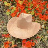 Best seller !!  Fashion Vegan suede  cowboy hat