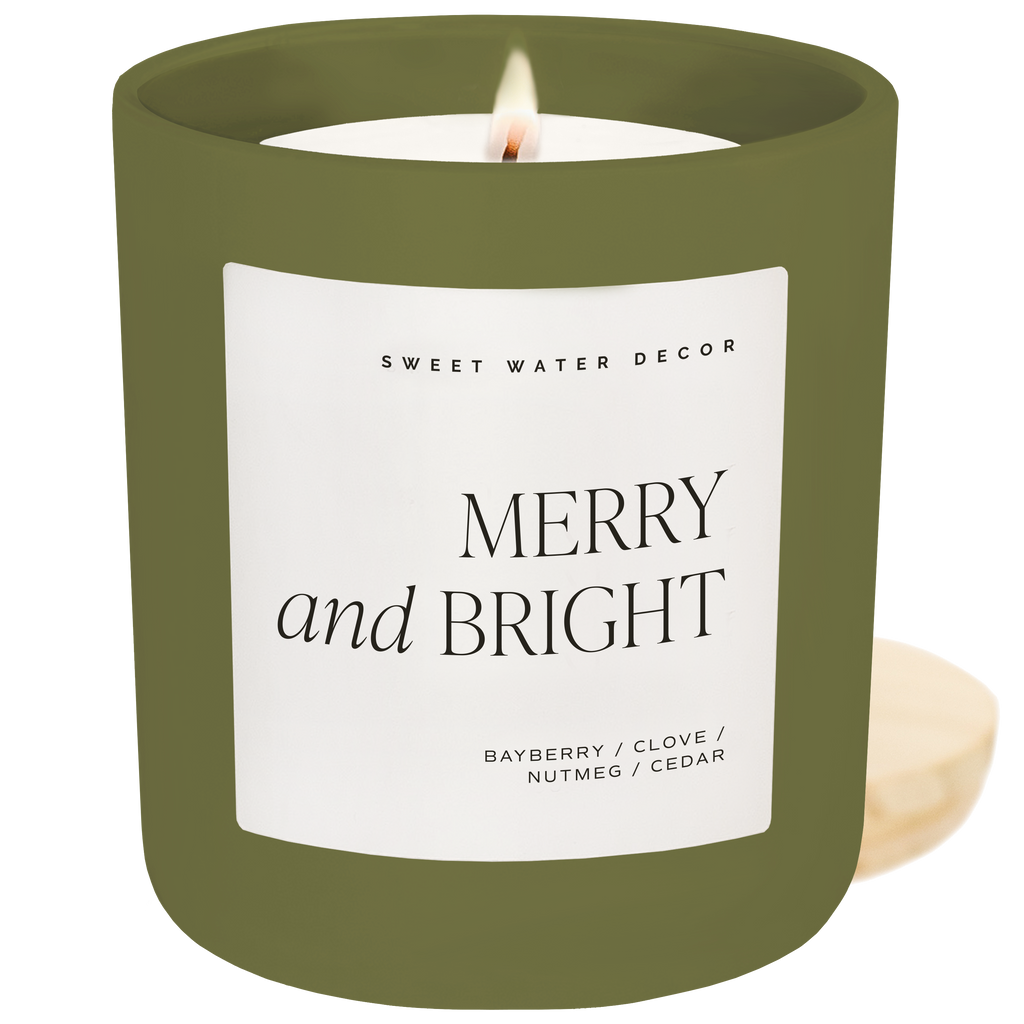 Merry and Bright 15 oz Matte Jar Candle
