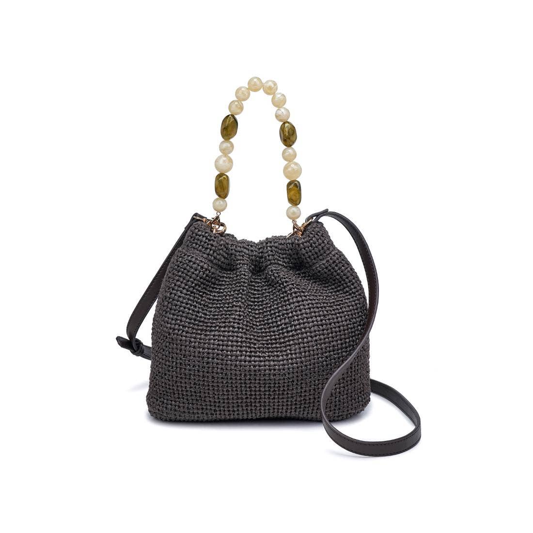 Emery Beaded Handle Crossbody Bag