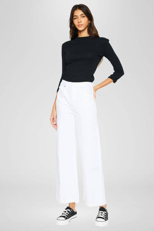 90’s Ultra High Rise Wide Leg Jeans – White