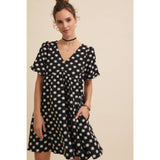 Embroidered Mini Dress