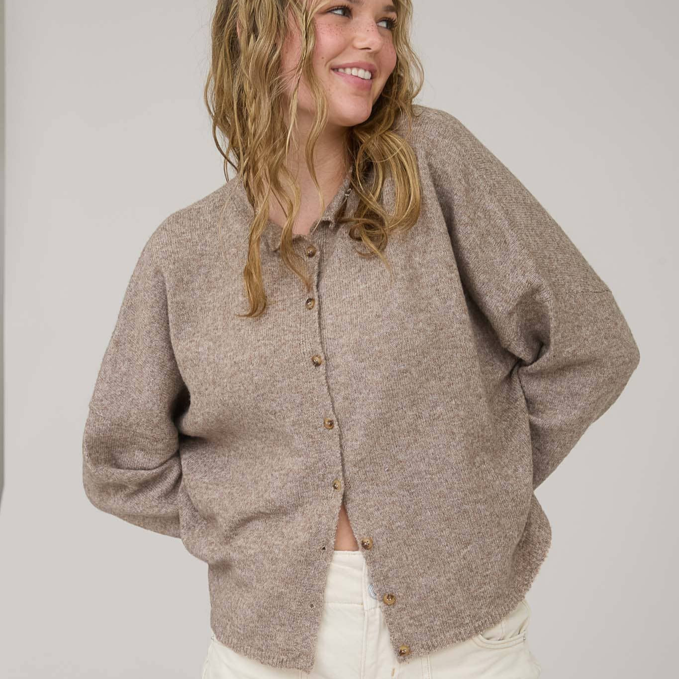Lightweight Button Down Cardigan