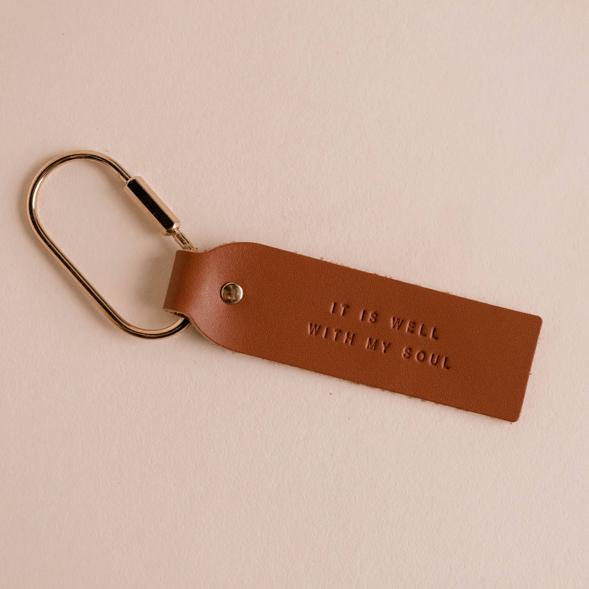 It Is Well Camel Keychain