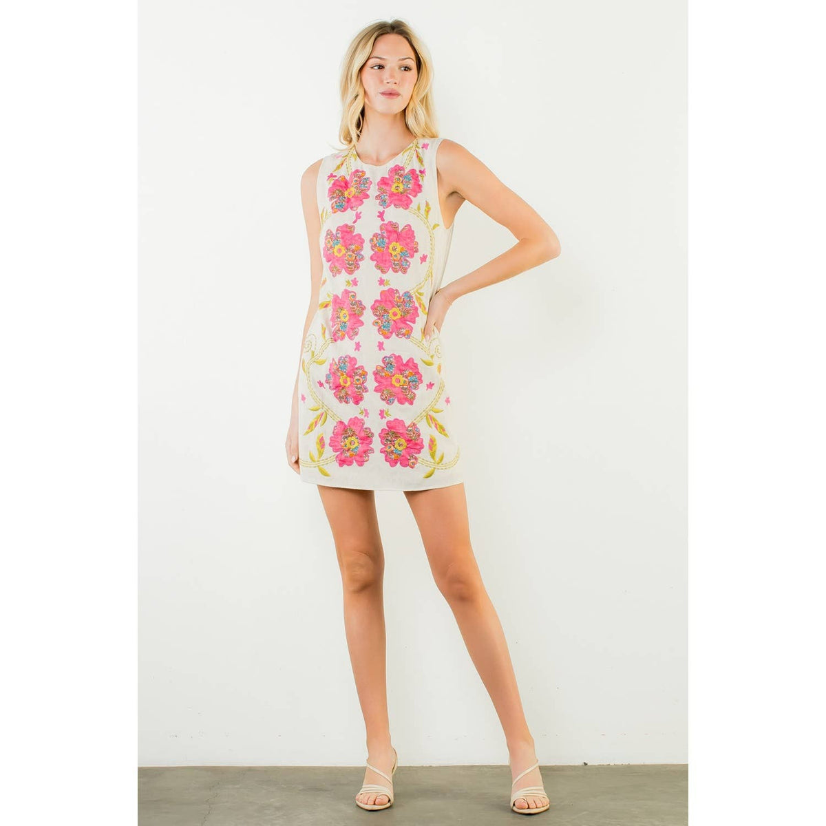 Delia Floral Cotton Dress